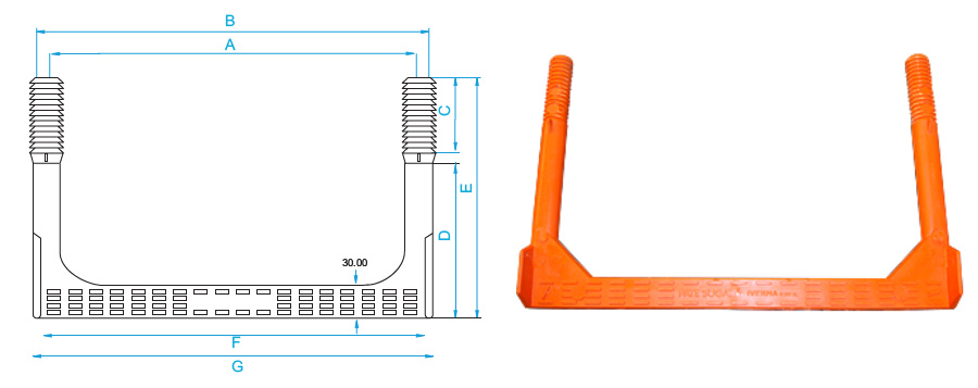 manhole step iron modern line